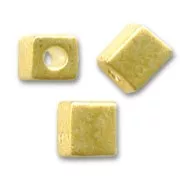 Cubes Miyuki 4mm SB4-1052 - Galvanized Gold x10g