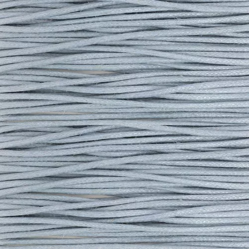 Cotton waxed cord 1mm Bleu Grey x4.95m