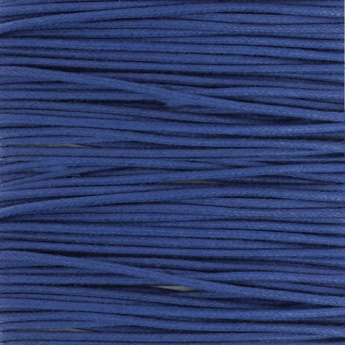Cotton waxed cord 1mm Marine x5m