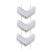 Chevron Glass Beads 10x4 mm Labrador x30|raw }}