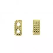 Cymbal Bead Substitute - For Half Tila 5x2.3x2.4 mm Marathi Fine Gold plated x1