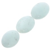 Beads Amazonite Flat Olive beads 14x10mm x5|raw }}