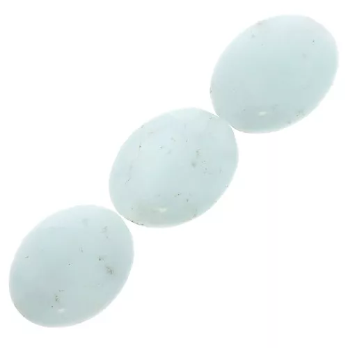 Beads Amazonite Flat Olive beads 14x10mm x5
