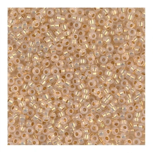 Miyuki Seed beads 15/0 196 - 24kt Yellow Gold Lined Opal x5g