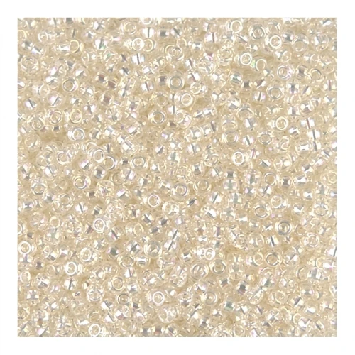 Miyuki Seed beads 15/0 2442 - Crystal Ivory Gold Luster