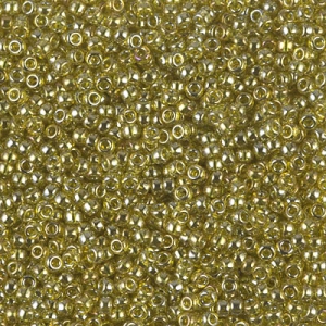 Miyuki Seed beads 15/0 1889 - Tr Golden Olive Luster