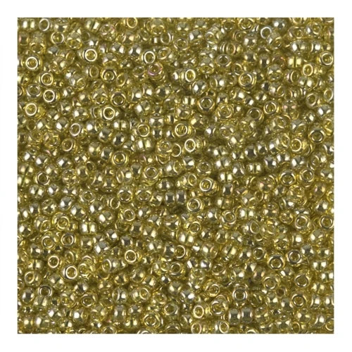 Miyuki Seed beads 15/0 1889 - Tr Golden Olive Luster