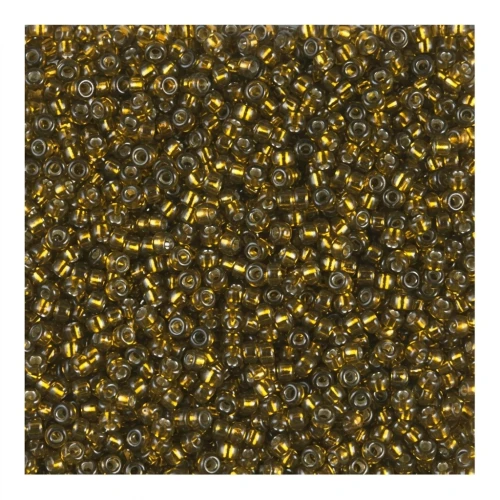 Miyuki Seed beads 15/0 1421 - Dyed Silver Lined Golden Olive