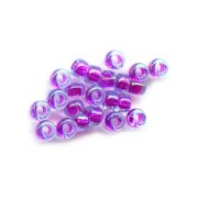 Miyuki Seed beads 15/0 352 - Aqua Luster Fuchsia Lined
