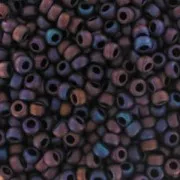 Miyuki Seed beads 11/0 2005 - Mat Metallic Dark Raspberry Iris