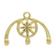 Cymbal - Terminator for Miyuki 8/0 seed beads weaving 19 mm Amatos III Gold Ton x1|raw }}