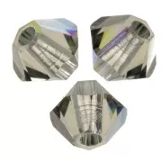 PureCrystal bicones 5328 3 mm - Black Diamond AB x50