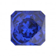 PureCrystal Square Cabochon 4499 6 mm Majestic Blue x1