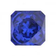 PureCrystal Square Cabochon 4499 6 mm Majestic Blue x1