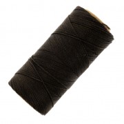Linhasita waxed thread spool for micro macramé 1 mm - Dark Brown (205) x168m|raw }}