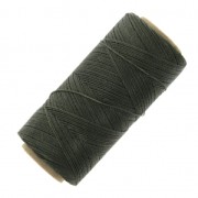 Linhasita waxed thread spool for micro macramé 0.5 mm - Khaki Green (64) x335m|raw }}