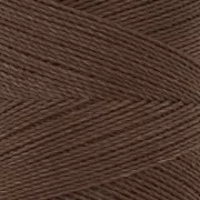 Linhasita waxed thread spool for micro macramé 0.5 mm - Caramel Brown (362) x335m