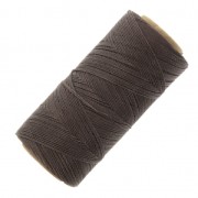 Linhasita wax thread bobbin for micro macramé 0.5 mm Chocolate Brown (583)x335m