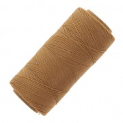 Linhasita waxed thread spool for micro macramé 0.5 mm - Cinnamon (Palha) x335m|raw }}