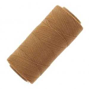 Linhasita waxed thread spool for micro macramé 0.5 mm - Cinnamon (Palha) x335m