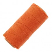 Linhasita waxed thread spool for micro macramé 0.75 mm - Orange (387) x228m