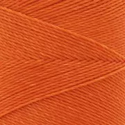 Linhasita waxed thread spool for micro macramé 0.75 mm - Orange (387) x228m