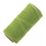 Linhasita waxed thread spool for micro macramé 0.75 mm - Lime Green (1019) x228m
