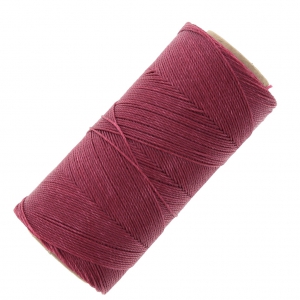 Linhasita waxed thread spool for micro macramé 0.75 mm - Raspberry (235) x228m