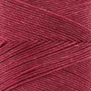 Linhasita waxed thread spool for micro macramé 0.75 mm - Raspberry (235) x228m