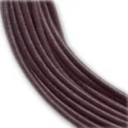 Leather cord 3mm Brown x 1m