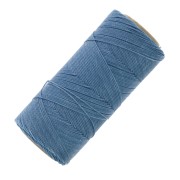 Linhasita waxed thread spool for micro macramé 0.75 mm - Sky Blue (721) x228m|raw }}