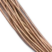 Leather cord 3mm Metallic Bronze x 1m|raw }}