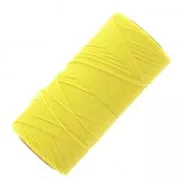 Linhasita waxed thread spool for micro macramé 0.75 mm - Yellow (37) x228m