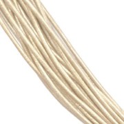 Leather cord 3mm Metallic Cream x 1m|raw }}