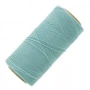 Linhasita waxed thread spool for micro macramé 0.75 mm - Azure blue (605) x228m