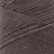 Linhasita waxed thread spool for micro macramé 0.75 mm - Chestnut (207) x228m