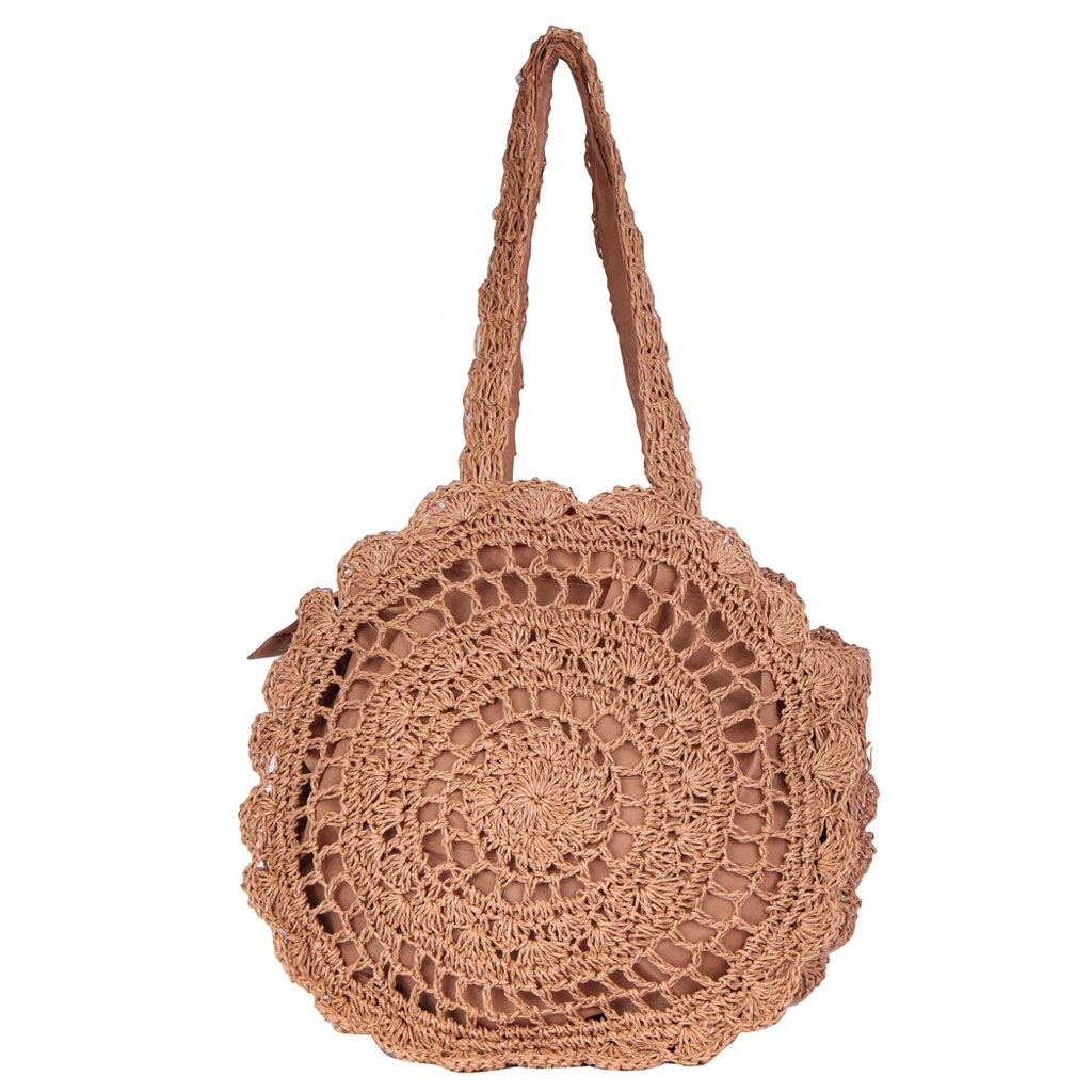 raffia bag round