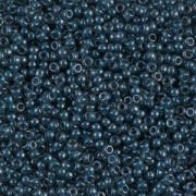 Miyuki Seed beads 11/0 390 - Luster Steel Blue Lined|raw }}
