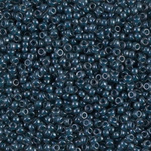 Miyuki Seed beads 11/0 390 - Luster Steel Blue Lined