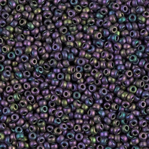 Miyuki Seed beads 11/0 2019 - Metallic Eggplant Iris Mat