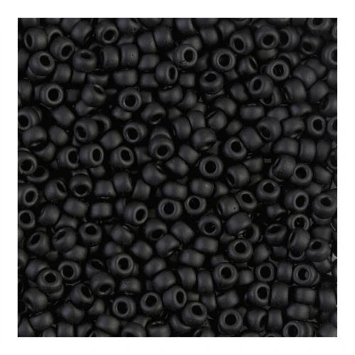 Miyuki Seed beads 11/0 401F - Black Mat