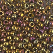 Miyuki Seed beads 8/0 462 - Metallic Gold Iris