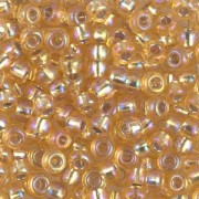Miyuki Seed beads 8/0 1003- Gold AB Silver Lined