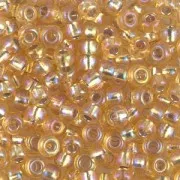 Miyuki Seed beads 8/0 1003- Gold AB Silver Lined