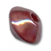 Ceramics bicone 18mm Iridescent Petrol