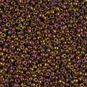 Miyuki 15/0 Seed beads 462 - Gold Iris Metallic x8g