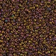 Miyuki 15/0 Seed beads 462 - Gold Iris Metallic x8g