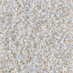 Miyuki Seed beads 15/0 551 - White Opal Silver Lined