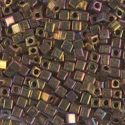 Cubes Miyuki 3mm SB3-462 - Gold Iris Metallic x10g
