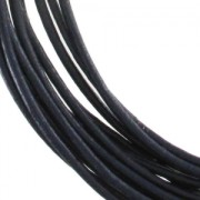 Leather cord 1mm Dark Navy Blue x 3m|raw }}